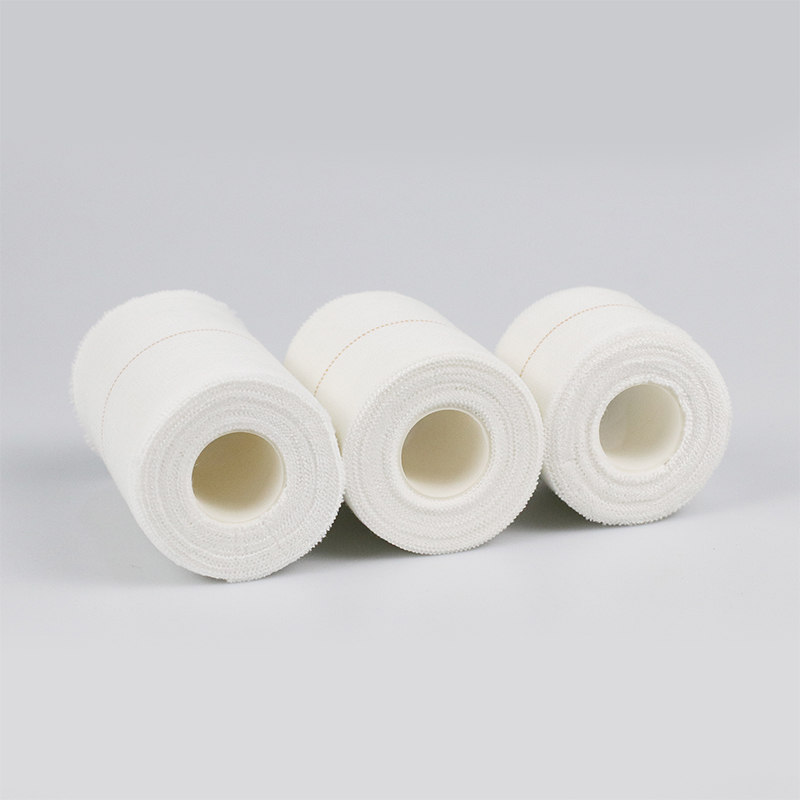 شريط EAB ثقيل بلون البشرة الأبيض، ضمادة لاصقة مرنة شديدة التمدد من القطن، دعم عينة شريط EAB قابل للتنفس