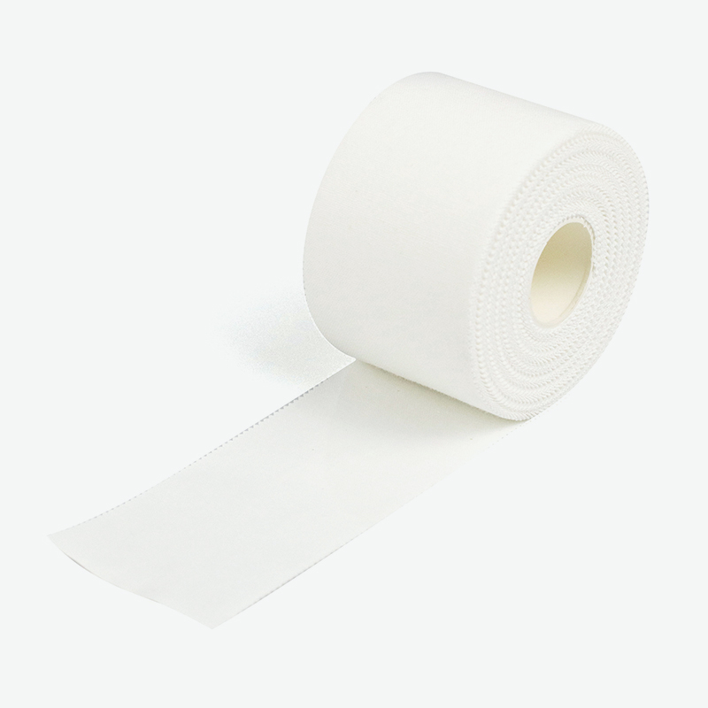 شريط رياضي أبيض قابل للتنفس لدعم الكاحل