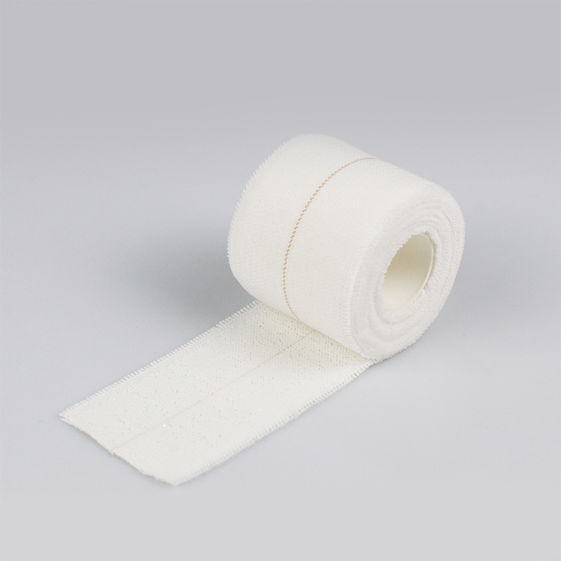 شريط EAB ثقيل بلون البشرة الأبيض، ضمادة لاصقة مرنة شديدة التمدد من القطن، دعم عينة شريط EAB قابل للتنفس