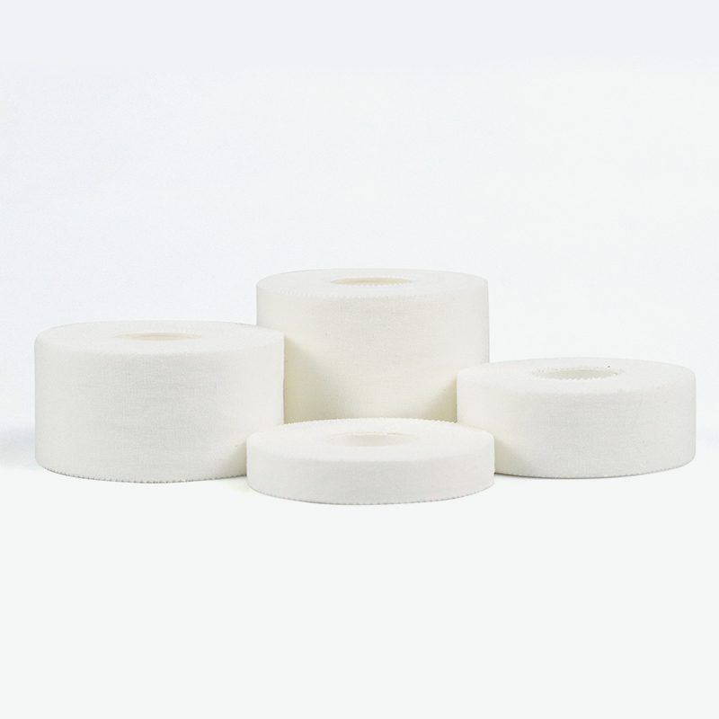 شريط رياضي أبيض قابل للتنفس لدعم الكاحل